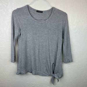 Cha Cha vente grey cropped top